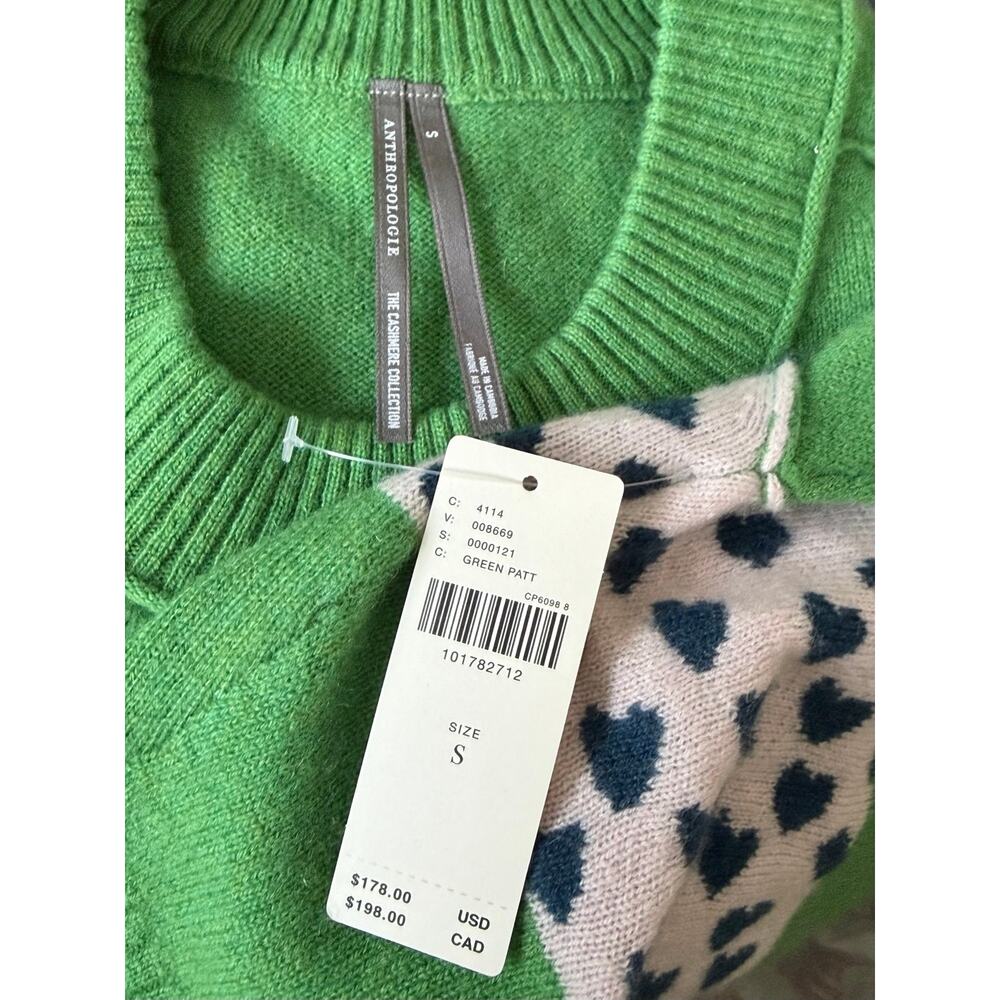 Anthropologie Goldie Cashmere Dachshund Crew-Neck Sweater NWT Small - Picture 6 of 6